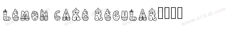 Lemon Cake Regular字体转换